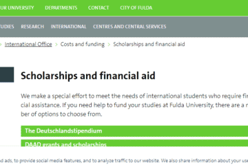 Fulda University of Applied Sciences Scholarship